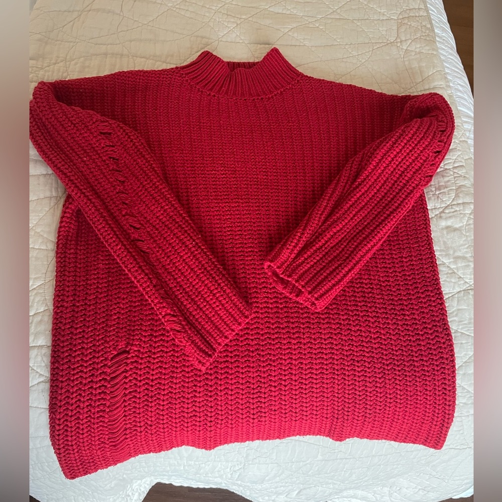 Revolve Distressed Sweater - Picture 4 of 4